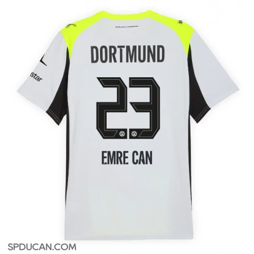 Muški Nogometni Dres Borussia Dortmund Emre Can #23 Gostujuci 2025-26 Kratak Rukav